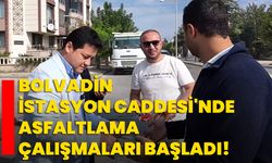 Bolvadin İstasyon Caddesi'nde Asfaltlama Çalışmaları Başladı!