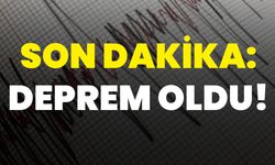 Son dakika: Deprem oldu!