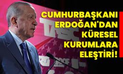 Cumhurbaşkanı Erdoğan'dan Küresel Kurumlara Eleştiri!