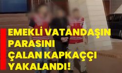 Emekli vatandaşın parasını çalan kapkaççı yakalandı