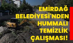 Emirdağ Belediyesi'nden Hummalı Temizlik Çalışması!