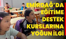 Emirdağ’da Eğitime Destek Kurslarına Yoğun İlgi