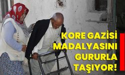 Tedavisinin ardından tekrar cepheye koşan Kore gazisi, madalyasını gururla taşıyor