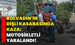 Bolvadin'in Dişli Kasabasında Kaza: Motosikletli Yaralandı!