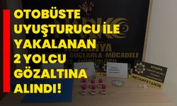 Otobüste uyuşturucu ile yakalanan 2 yolcu gözaltına alındı