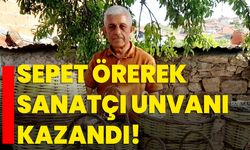 Sepet örerek sanatçı unvanı kazandı