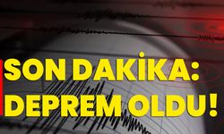 Son dakika: Deprem oldu!