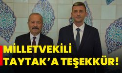 Milletvekili Taytak’a teşekkür!