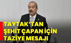 Taytak’tan Şehit Onur Çapan için Taziye Mesajı