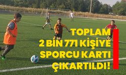 Gediz’de toplam 2 bin 771 kişiye sporcu kartı çıkartıldı