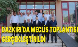 Dazkırı'da Meclis Toplantısı Gerçekleştirildi