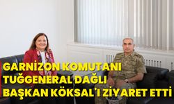 Garnizon Komutanı Tuğgeneral Dağlı, Başkan Köksal'ı Ziyaret Etti