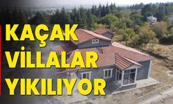 Kaçak Villalar Yıkılıyor