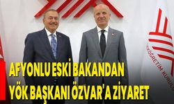 Afyonlu Eski Bakandan YÖK Başkanı Özvar'a Ziyaret