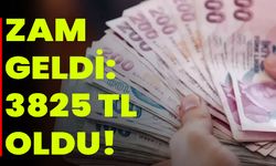 Zam Geldi: 3825 TL Oldu!