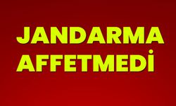 Jandarma affetmedi