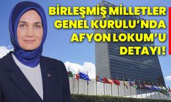 Birleşmiş Milletler  Genel Kurulu’nda Afyon Lokum’u  detayı!