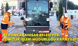 Afyonkarahisar Belediyesi Temizlik İşleri Müdürlüğü Kapatıldı!