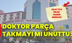 Doktor parça takmayı mı unuttu?