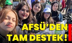 AFSÜ’den tam destek