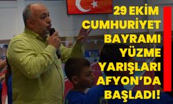 29 Ekim Cumhuriyet Bayramı Yüzme Yarışları Afyonkarahisar’da Başladı!