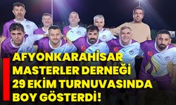 Afyonkarahisar Masterler Derneği 29 Ekim turnuvasında boy gösterdi!