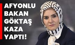 Afyonlu Bakan Göktaş kaza yaptı!