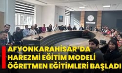 Afyonkarahisar’da Harezmi Eğitim Modeli öğretmen eğitimleri başladı!