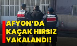 Afyonkarahisar’da kaçak hırsız yakalandı