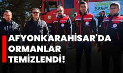 Afyonkarahisar'da ormanlar temizlendi!