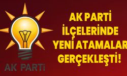 AK Parti İlçelerinde Yeni Atamalar Gerçekleşti!