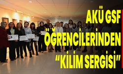 AKÜ GSF ÖĞRENCİLERİNDEN “KİLİM SERGİSİ”