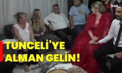 Tunceli’ye Alman gelin!