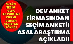 Dev anket firmasından seçim anketi! ASAL Araştırma açıkladı!  Bugün seçim olsa AK Parti mi CHP derken şaşırtan sonuç