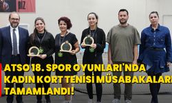 ATSO 18. Spor Oyunları'nda Kadın Kort Tenisi Müsabakaları Tamamlandı