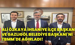 Ali Özkaya, İhsaniye İlçe Başkanı Ve Gazlıgöl Belediye Başkanı'nı TBMM'de ağırladı!