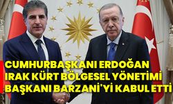 Cumhurbaşkanı Erdoğan, Irak Kürt Bölgesel Yönetimi Başkanı Barzani'yi kabul etti!