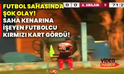 Futbol Sahasında Şok Olay! Saha Kenarına İşeyen Futbolcu Kırmızı Kart Gördü!