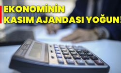 Ekonominin kasım ajandası yoğun!