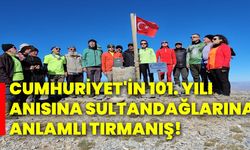 Cumhuriyet'in 101. yılı anısına Sultandağlarına anlamlı tırmanış!