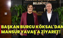 Başkan Burcu Köksal'dan Mansur Yavaş'a Ziyaret!