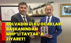 Bolvadin Ülkü Ocakları Başkanından MHP’li Taytak’a ziyaret!