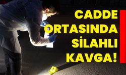 Cadde ortasında silahlı kavga!