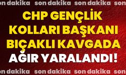 CHP Gençlik Kolları Başkanı Bıçaklı Kavgada Ağır Yaralandı