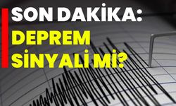 Son Dakika: Deprem sinyali mi?