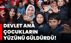 Devlet ana çocukların yüzünü güldürdü!