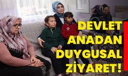 Devlet anadan duygusal ziyaret!