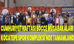 Cumhuriyet Haftası Bocce Müsabakaları Kocatepe Spor Kompleksi'nde tamamlandı