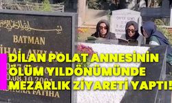 Dilan Polat, annesinin ölüm yıldönümünde mezarlık ziyareti yaptı!