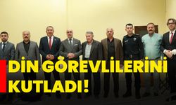 Din görevlilerini kutladı!